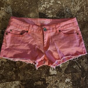 Pink Jean shorts